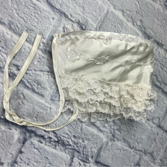 Vintage 5 piece christening gown set; baptism gown set - Picture 5 of 15